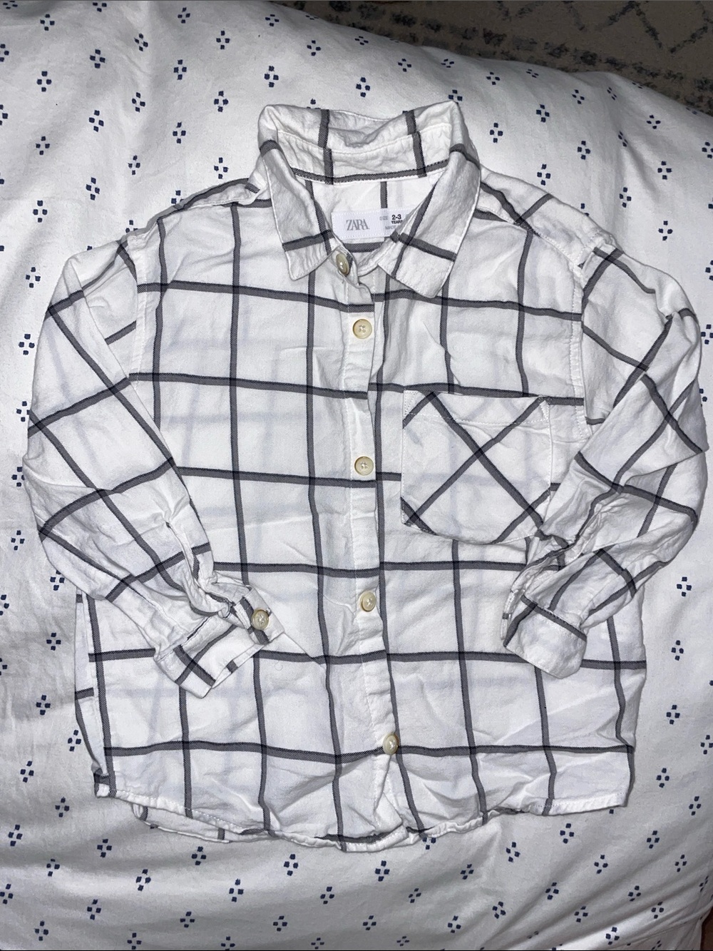 3 for $20 ✨ Zara Kids Plaid Button Down Shirt